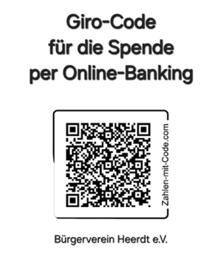 Scannen Sie diesen Code mit Ihrer Banking-App (Betrag frei wählbar).